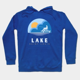 Lake Saint Louis Sitting on the Dock Hoodie